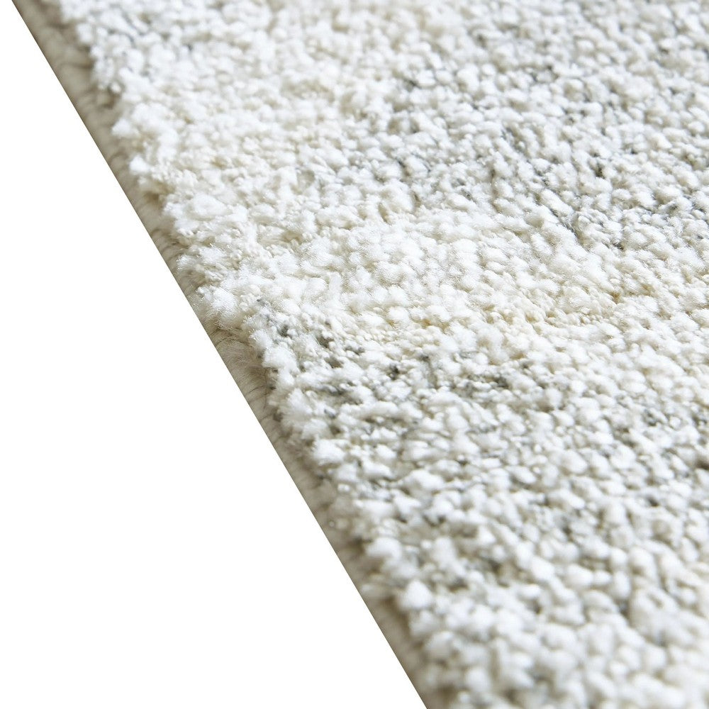 Unos 5x7 Geometric Medium Area Rug | Ivory Gray Polypropylene Polyester