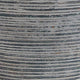 Lava Table Lamp | Vase Shape | Drum Shade | Blue and White Terracotta 29"