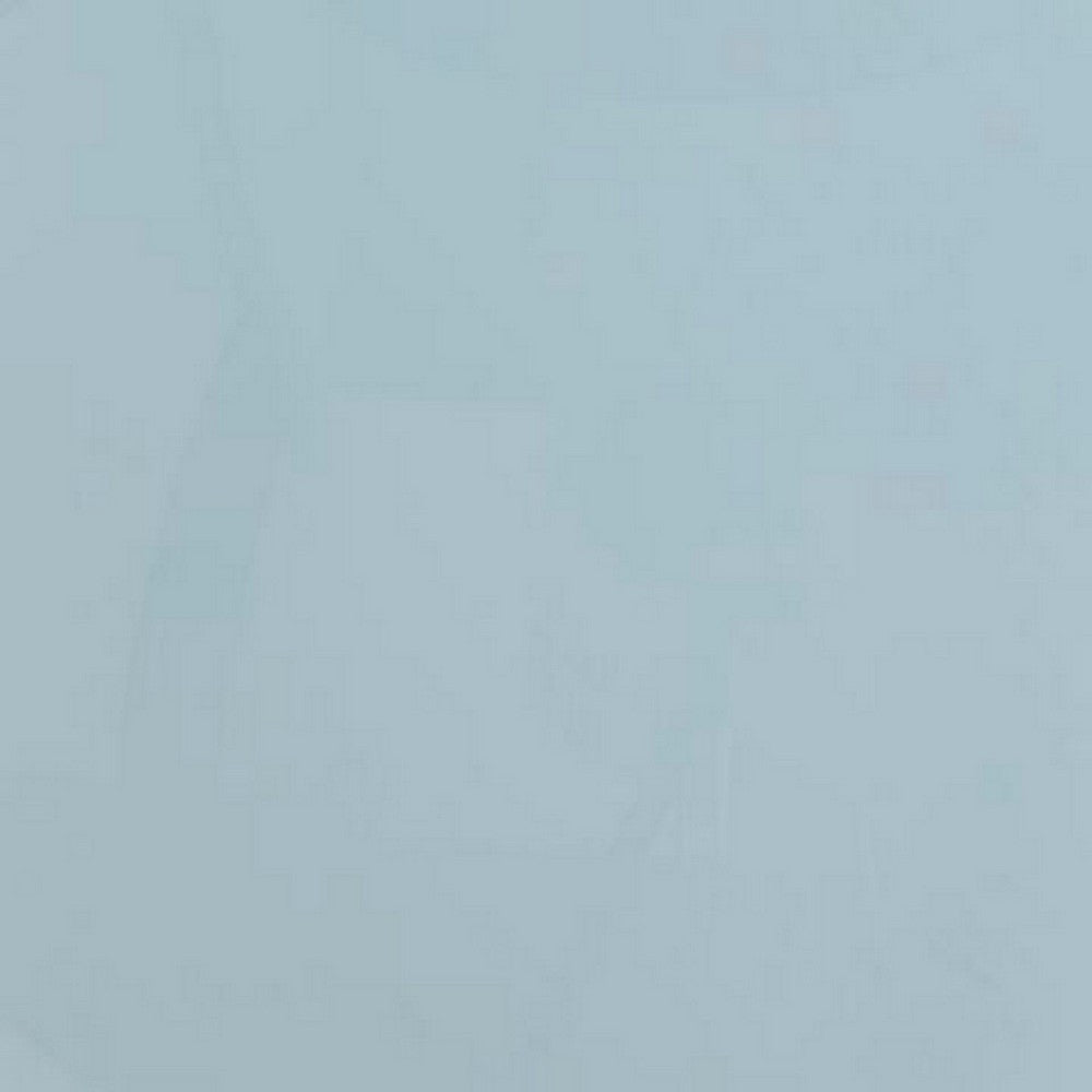 Yela Table Lamp | Bulbous Glass Body | White Drum Shade | Aqua Blue 29"