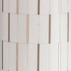 Fara Table Lamp | Cylindrical Base | Mosaic Pattern | White | Brass 29"