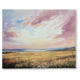 Roly Wall Art | Hand Painted Floral Landscape |  Pink and Blue Canvas 40x50