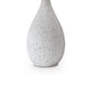Yati Teardrop Table Lamp | Empire Shade | Speckled White Metal 33"