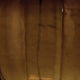 Besa Table Lamp | Amber Brown Glow Glass | Beige Drum Shade | 28"