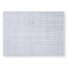 Worly 5x7 Medium Area Rug | Polyester Faux Fur | Subtle Stripe Gray