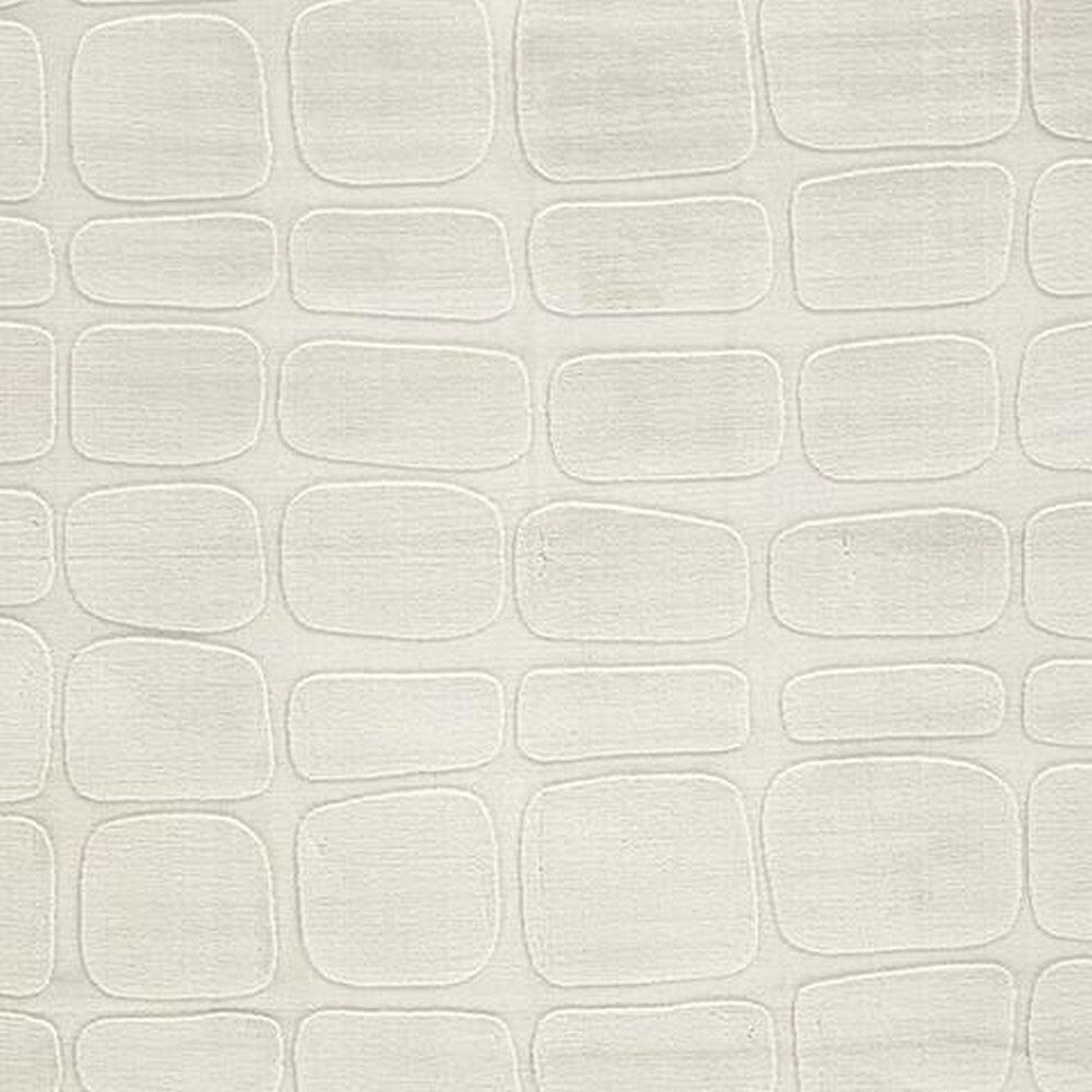 Malvin Medium Area Rug | Abstract Sandstone Cream | Polyester Faux Fur | 5x7