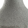 Esta Pottery Style Vase w Stand | Distressed Cream | Espresso Brown 35"