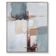 Kepy Wall Art Painting | Abstract Muted Gray | Light Brown Frame | 40x50