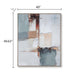 Kepy Wall Art Painting | Abstract Muted Gray | Light Brown Frame | 40x50