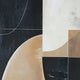 Eyna Modern Wall Painting. Abstract Geometric Black Brown Tan | 40x50