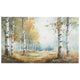 Lyna Wall Art Painting | Birch Forest Landscape | Yellow Blue Brown36x60