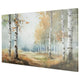 Lyna Wall Art Painting | Birch Forest Landscape | Yellow Blue Brown36x60