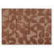 Perry Hand-Tufted Medium Area Rug with Geometric Design | Clay Polyester 5x7