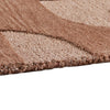 Perry Hand-Tufted Medium Area Rug with Geometric Design | Clay Polyester 5x7