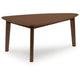 Jeyn 3pc Coffee Table Set with 2 End Tables | Triangular Top | Brown Wood