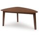 Jeyn 3pc Coffee Table Set with 2 End Tables | Triangular Top | Brown Wood