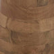 Aysa Floor Lamp with Fabric Drum Shade | Natural Brown Tapered Wood 60"