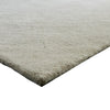 Rizzy Medium Area Rug with Brown-Gray Abstract Ripple Design | Ivory Wool 5x7