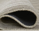 Winie Medium Area Rug with Trellis Motifs | Bordered Design | Gray Tufted Wool 5x7
