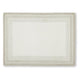 Teena H&-Tufted Medium Area Rug with Tan Bordered Patterns | Ivory Wool 5x7