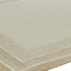 Teena H&-Tufted Medium Area Rug with Tan Bordered Patterns | Ivory Wool 5x7