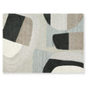 Edric Medium Area Rug | Abstract Geometric Designs | Multicolor Wool-Polyester 5x7
