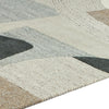 Edric Medium Area Rug | Abstract Geometric Designs | Multicolor Wool-Polyester 5x7