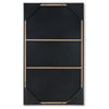 Moxy Wall Art | Fluid Abstract Design | Black Framed Canvas | Multicolor 37x63