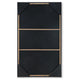 Moxy Wall Art | Fluid Abstract Design | Black Framed Canvas | Multicolor 37x63