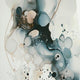 Moxy Wall Art | Fluid Abstract Design | Black Framed Canvas | Multicolor 37x63