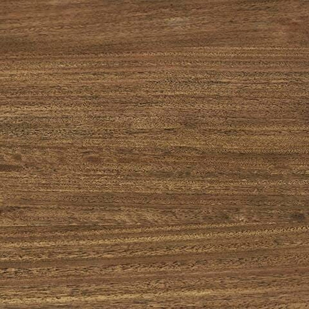 Buckly End Table | Drawer & Lower Shelf | Brown Eucalyptus-Rubberwood 26"