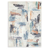 Hessy Abstract Large Area Rug with Brushstroke Pattern | Multicolor 8x10