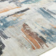 Hessy Abstract Large Area Rug with Brushstroke Pattern | Multicolor 8x10