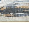 Hessy Abstract Large Area Rug with Brushstroke Pattern | Multicolor 8x10
