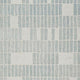 Dyni Medium Area Rug | Ivory-Blue Geometric Design | Wool-Polyester 5 x 7