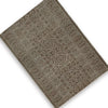 Amina H&-Tufted Medium Rug | Ivory Geometric-Medallion Motifs | Brown Wool 5x7