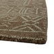 Amina H&-Tufted Medium Rug | Ivory Geometric-Medallion Motifs | Brown Wool 5x7