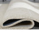 Berty H&-Tufted Medium Area Rug | Abstract Stripes |Tan | Ivory Wool 5x7