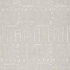 Berty H&-Tufted Medium Area Rug | Abstract Stripes |Tan | Ivory Wool 5x7