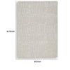Berty H&-Tufted Medium Area Rug | Abstract Stripes |Tan | Ivory Wool 5x7