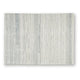 Genie H&-Tufted Medium Area Rug | Blue Abstract Design | Ivory Wool 5x7