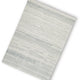Genie H&-Tufted Medium Area Rug | Blue Abstract Design | Ivory Wool 5x7