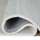 Genie H&-Tufted Medium Area Rug | Blue Abstract Design | Ivory Wool 5x7