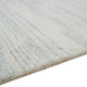 Genie H&-Tufted Medium Area Rug | Blue Abstract Design | Ivory Wool 5x7