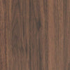 Fery Nightstand with 2 Drawers | Black Metal | Walnut Brown Wood 24"