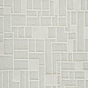 Risa Casual Medium Area Rug with Geometric Textured Design | Ivory Wool 5x7