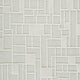 Risa Casual Medium Area Rug with Geometric Textured Design | Ivory Wool 5x7