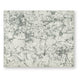 Toby Modern Washable Large Area Rug with Abstract Patterns | Gray Faux Fur 8x10