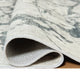 Toby Modern Washable Large Area Rug with Abstract Patterns | Gray Faux Fur 8x10