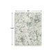 Toby Modern Washable Large Area Rug with Abstract Patterns | Gray Faux Fur 8x10