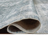 Avans Traditional Washable Large Area Rug | Gray-Ivory Motifs | Blue Polyester 8x10